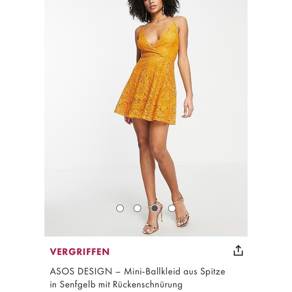 Summer and Fall Mustard Yellow Lace Mini Prom Festival Dress Lace Up Back US 12